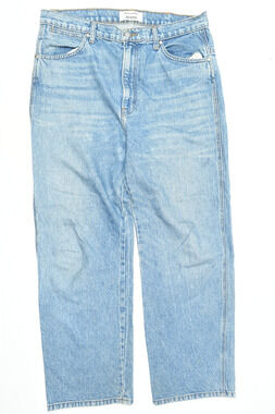 REFORMATION Cowboy Jeans Womens 31 Blue Relaxed Fit Straight Leg High-Rise